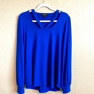 Karen Kane Sweater open with straps. Sz L